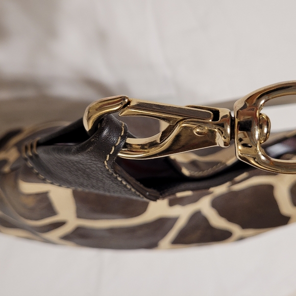 Dooney and Bourke Giraffe Print Shoulder Bag - Picture 12 of 16